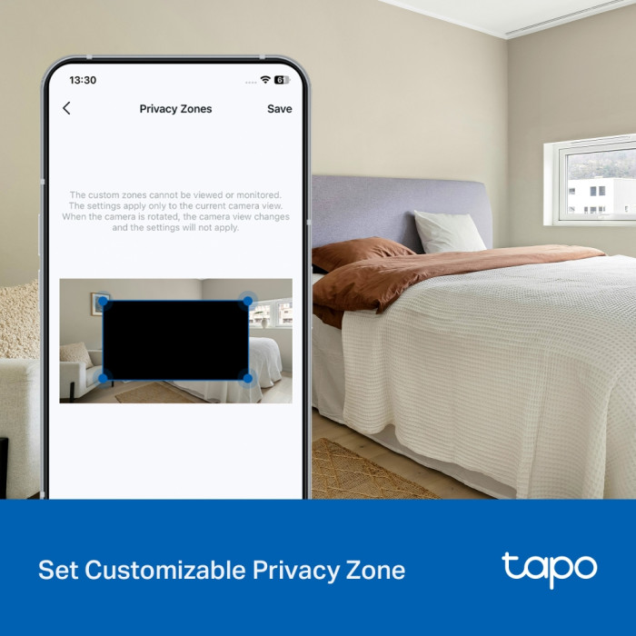 TP-Link Tapo C206 / Умная внтренняя/наружная поворотно-наклонная камера