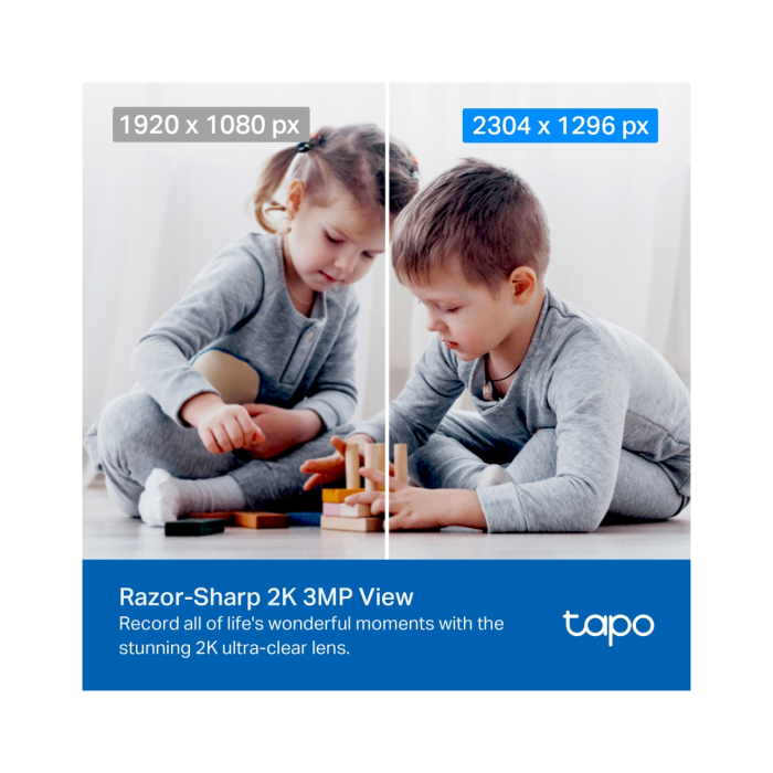 TP-Link Tapo C210P2 / Поворотно-наклонная Wi-Fi камера видеонаблюдения для дома