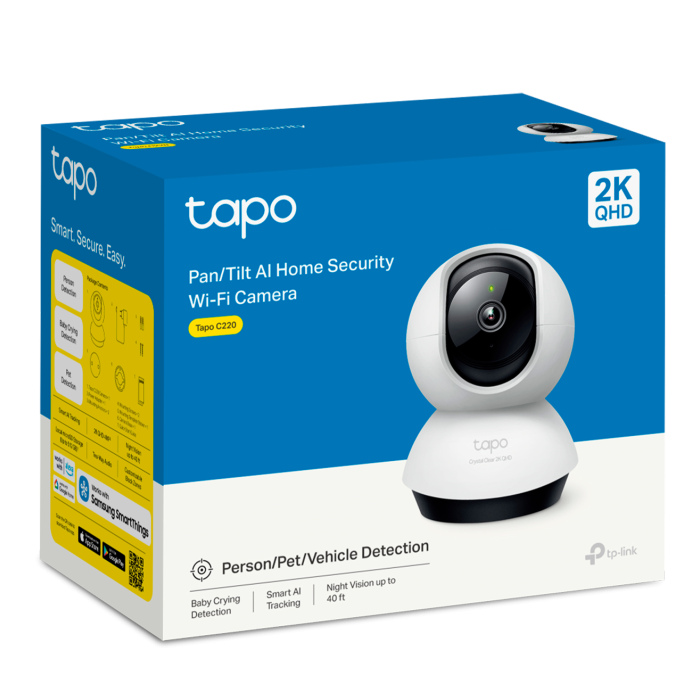 TP-Link Tapo C220 / Умная поворотно-наклонная камера с ИИ