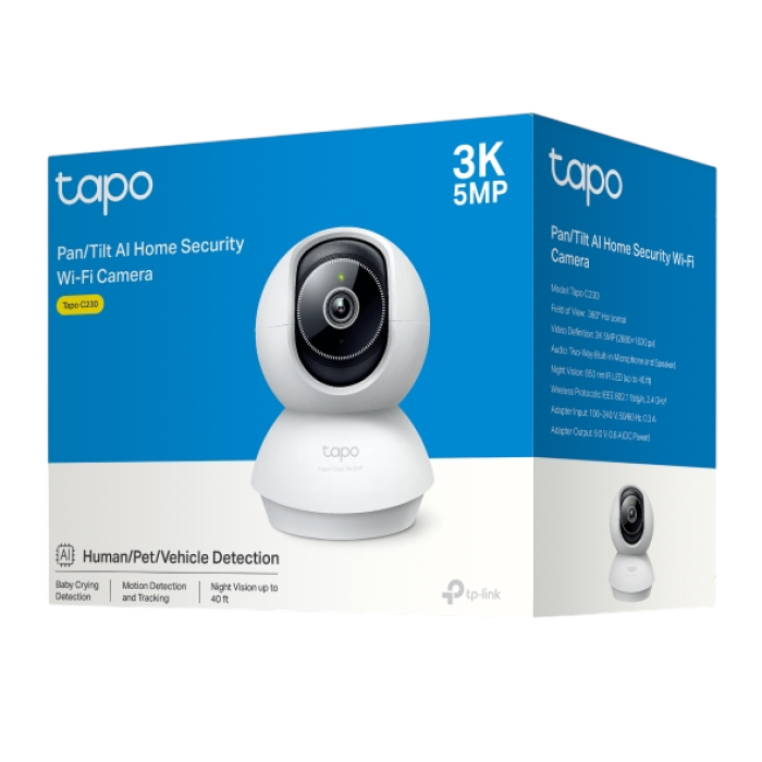 TP-Link Tapo C230 / Умная поворотно-наклонная камера с ИИ