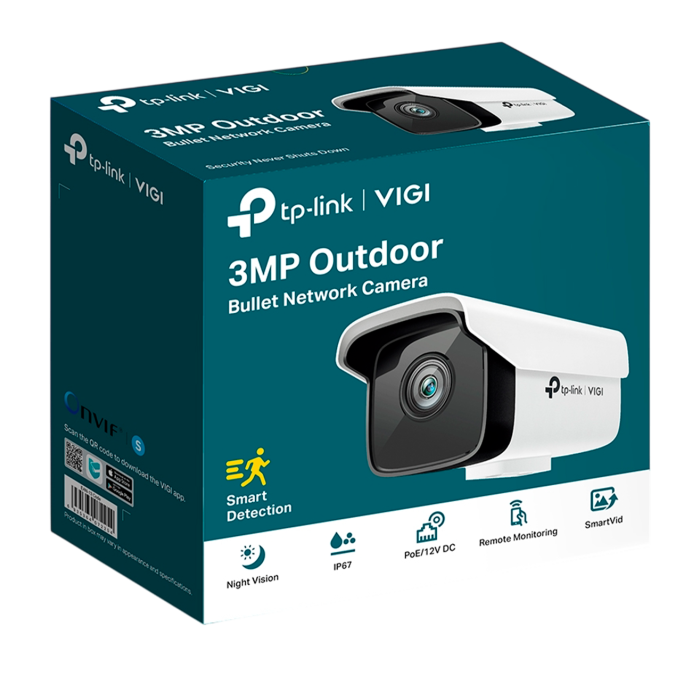 TP-Link VIGI C300HP-6 (6мм) / 3MP Уличная цилиндрическая IP-камера