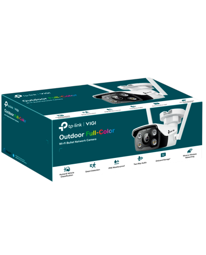 TP-Link VIGI C340-W (4мм) / 4MP Full-Color Уличная цилиндрическая IP-камера