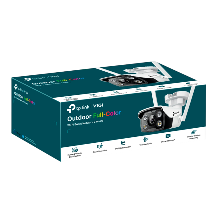 TP-Link VIGI C340-W (4мм) / 4MP Full-Color Уличная цилиндрическая IP-камера