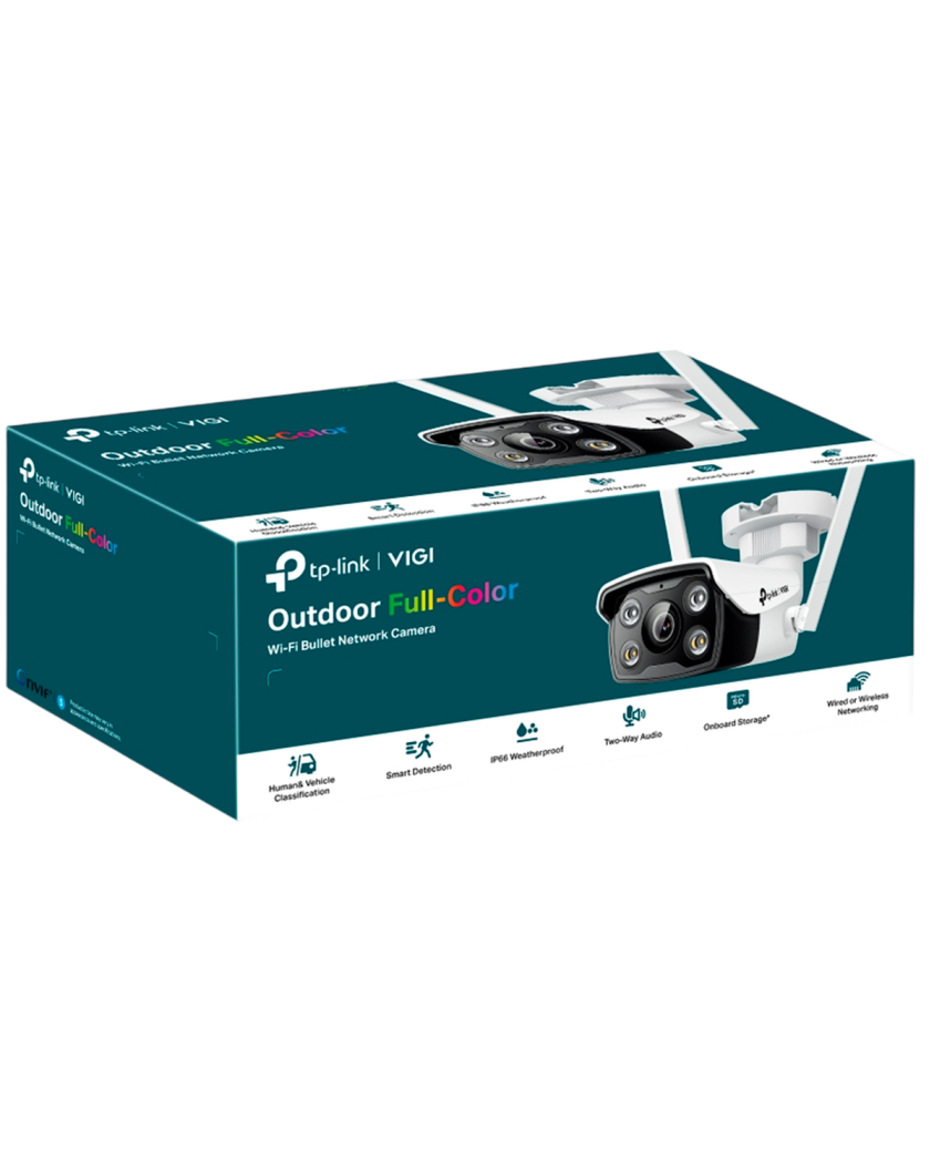 TP-Link VIGI C340-W (4мм) / 4MP Full-Color Уличная цилиндрическая IP-камера