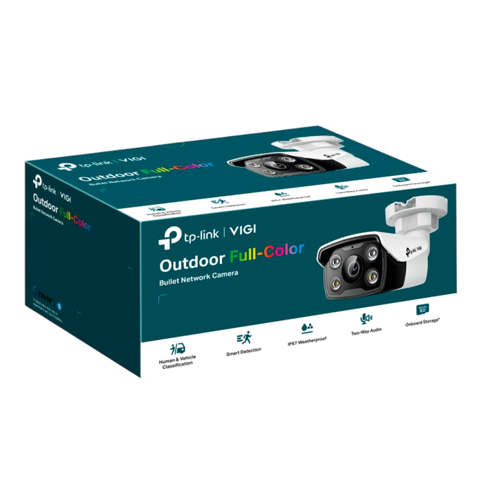 TP-Link VIGI C340 (4мм) / 4MP Full-Color Уличная цилиндрическая IP-камера