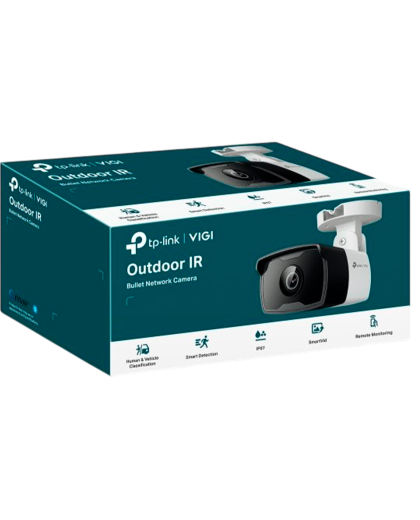 TP-Link VIGI C340I (6мм) / 4MP Уличная цилиндрическая IP-камера с ИК-подсветкой