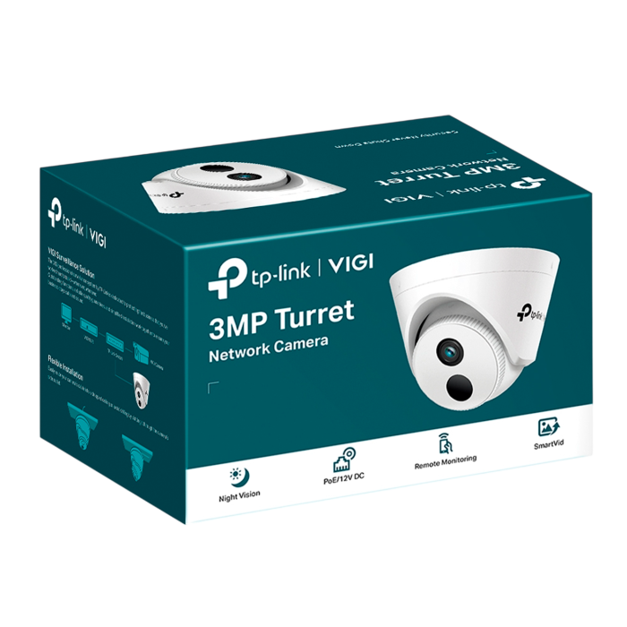 TP-Link VIGI C400HP-4 (4мм) / 3MP Турельная IP-камера