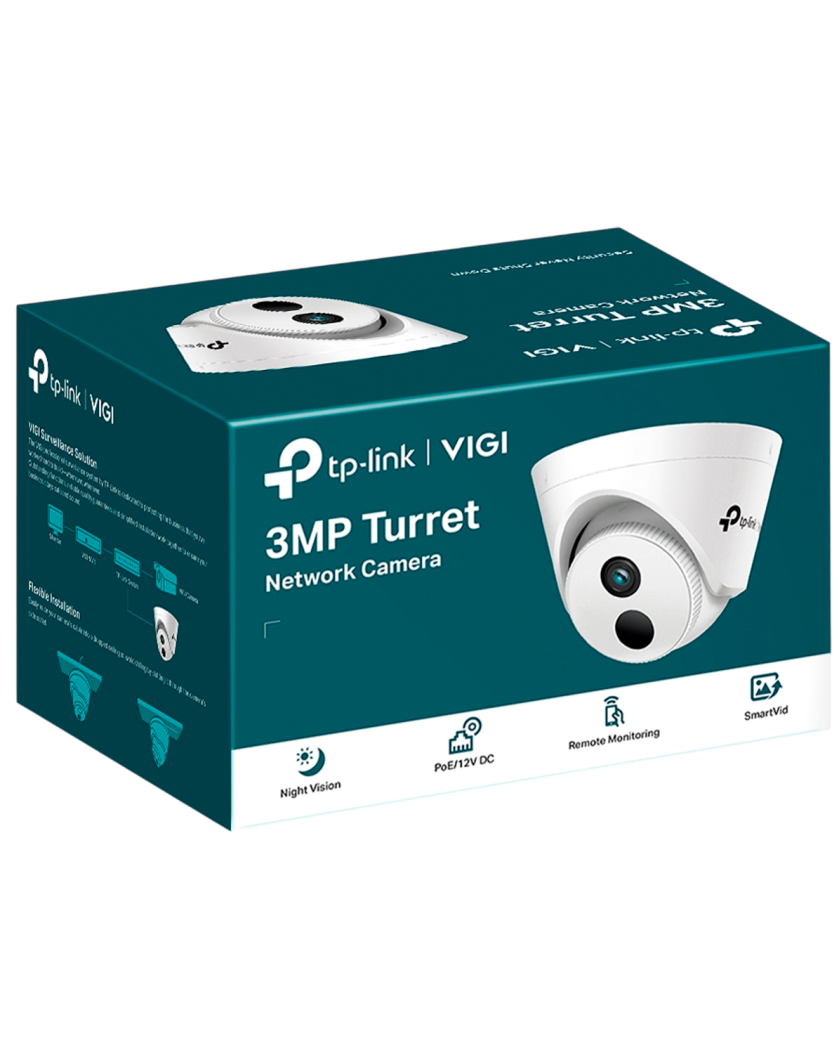 TP-Link VIGI C400HP-4 (4мм) / 3MP Турельная IP-камера