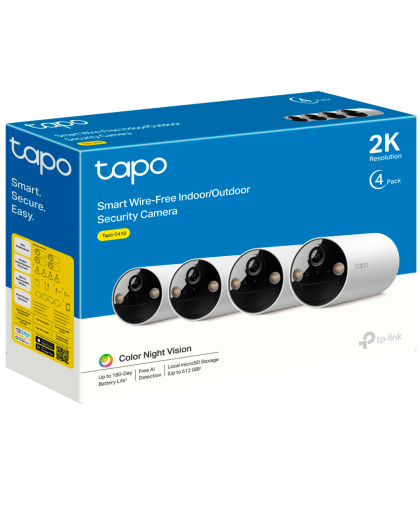 TP-Link Tapo C410 / Умная внутренняя/наружная камера с аккумулятором