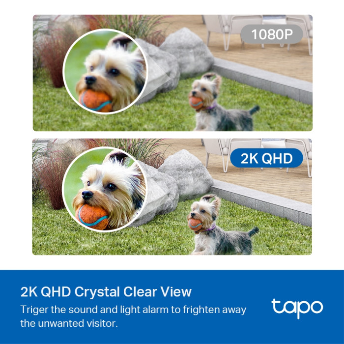TP-Link Tapo C420 / Умная внутренняя/наружная камера с аккумулятром и поддержкой ИИ