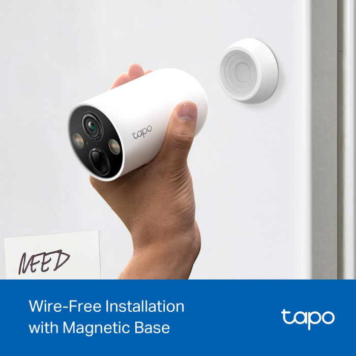 TP-Link Tapo C425 (4-pack) / Умная внутренняя/наружная камера с аккумулятором и поддержкой ИИ