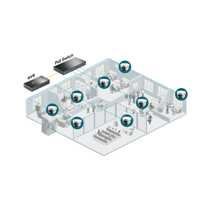 TP-Link VIGI C440 (2.8мм) / 4MP Full-Color Турельная IP-камера