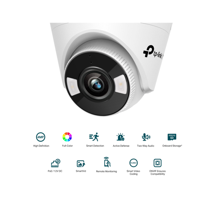 TP-Link VIGI C440 (2.8мм) / 4MP Full-Color Турельная IP-камера