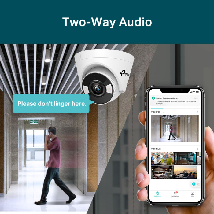 TP-Link VIGI C450 (2.8мм) / 5MP Full-Color Турельная IP-камера