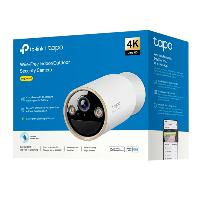 TP-Link Tapo C460 / Умная наружная камера с аккумулятром и поддержкой ИИ