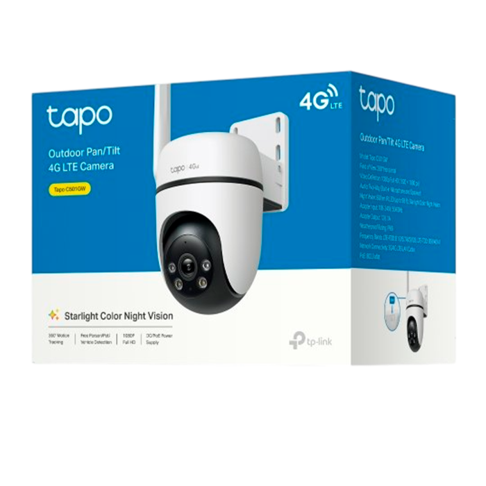 TP-Link Tapo C501GW / Умная наружная поворотно-наклонная камера с поддержкой ИИ и 4G LTE