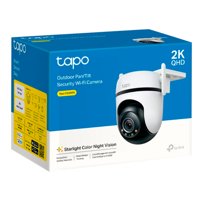 TP-Link Tapo C520WS / Умная наружная поворотно-наклонная камера с поддержкой ИИ
