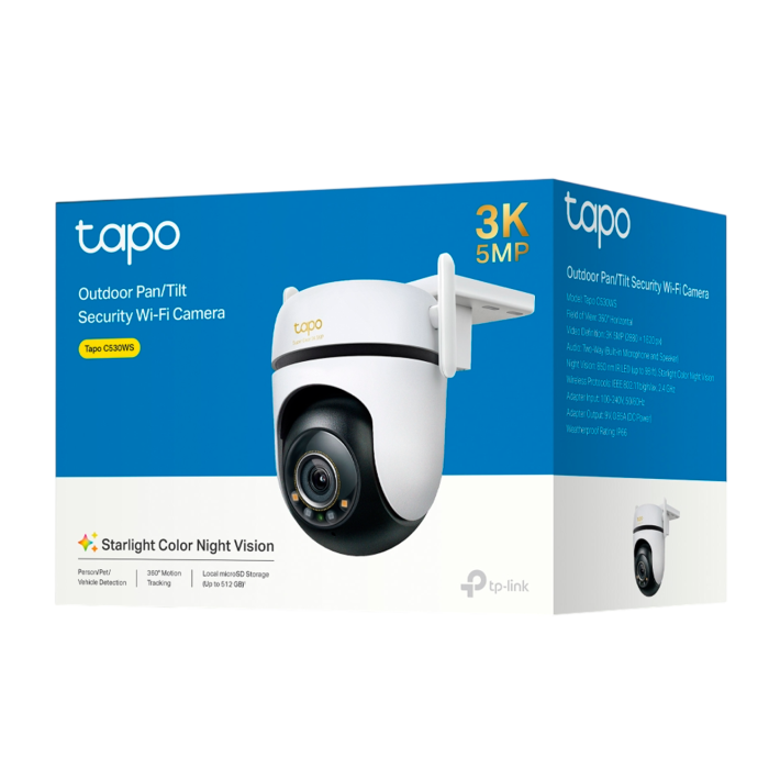 TP-Link Tapo C530WS / Умная наружная поворотно-наклонная камера с поддержкой ИИ