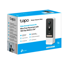 TP-Link Tapo D230S1 / Умный дверной звонок с камерой 2K 5MP, аккумулятором и центром управления