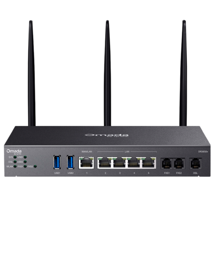 TP-Link Omada DR3650v / AX3000 гигабитный настольный ADSL/VDSL шлюз WiFI 6