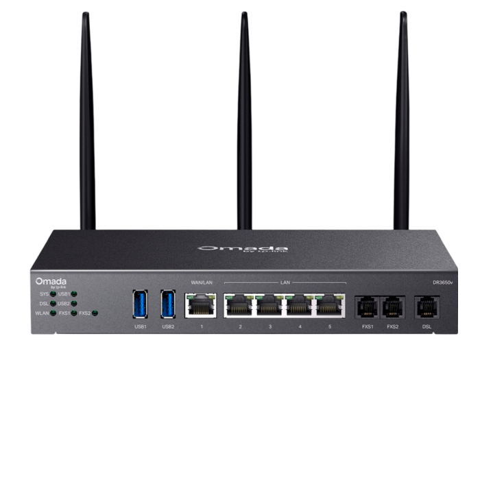 TP-Link Omada DR3650v / AX3000 гигабитный настольный ADSL/VDSL шлюз WiFI 6