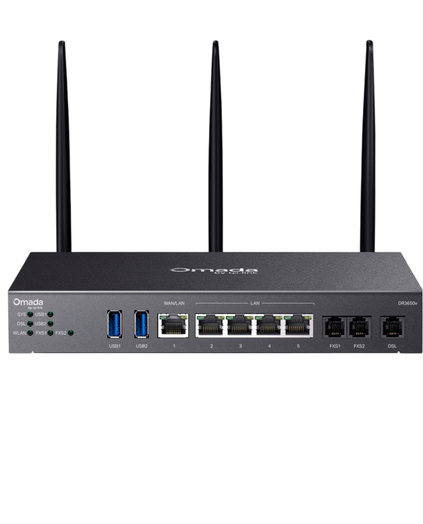 TP-Link Omada DR3650v / AX3000 гигабитный настольный ADSL/VDSL шлюз WiFI 6
