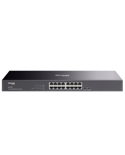 TP-Link Omada DS1016G / 16-портовый гигабитный неуправляемый стойковый коммутатор