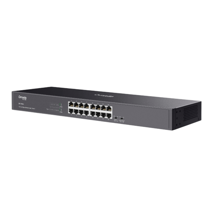 TP-Link Omada DS1016G / 16-портовый гигабитный неуправляемый стойковый коммутатор