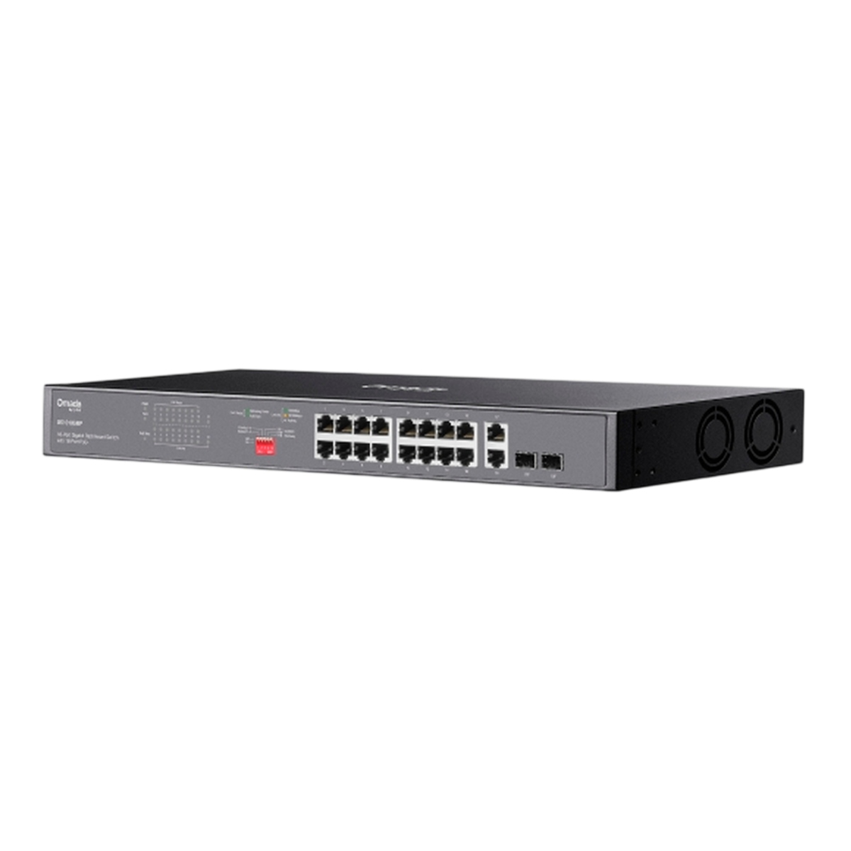 TP-Link Omada DS1018GMP / 8-портовый гигабитный неуправляемый коммутатор в стойке с 16-портовым PoE+