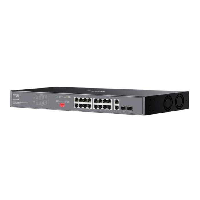 9 TP-Link Omada DS1018GMP / 8-портовый гигабитный неуправляемый коммутатор в стойке с 16-портовым PoE+