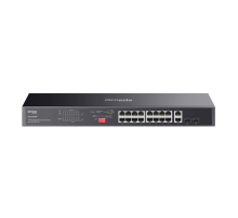9 TP-Link Omada DS1018GMP / 8-портовый гигабитный неуправляемый коммутатор в стойке с 16-портовым PoE+