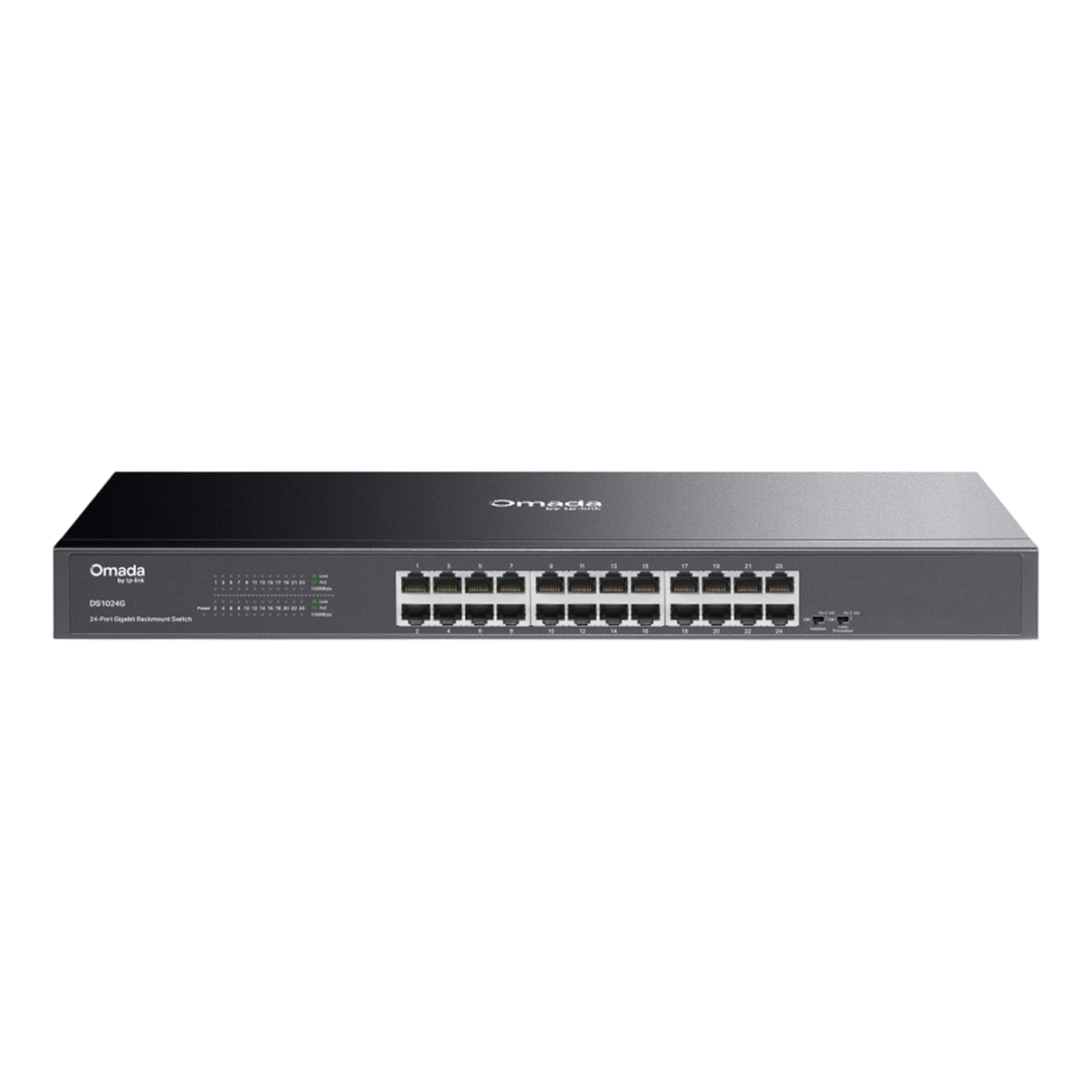 TP-Link Omada DS1024G / 24-портовый гигабитный неуправляемый коммутатор в стойке