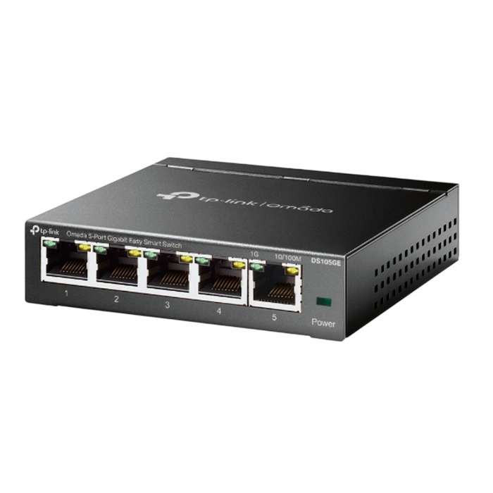 9 TP-Link Omada DS105GE / 5-портовый гигабитный настольный коммутатор