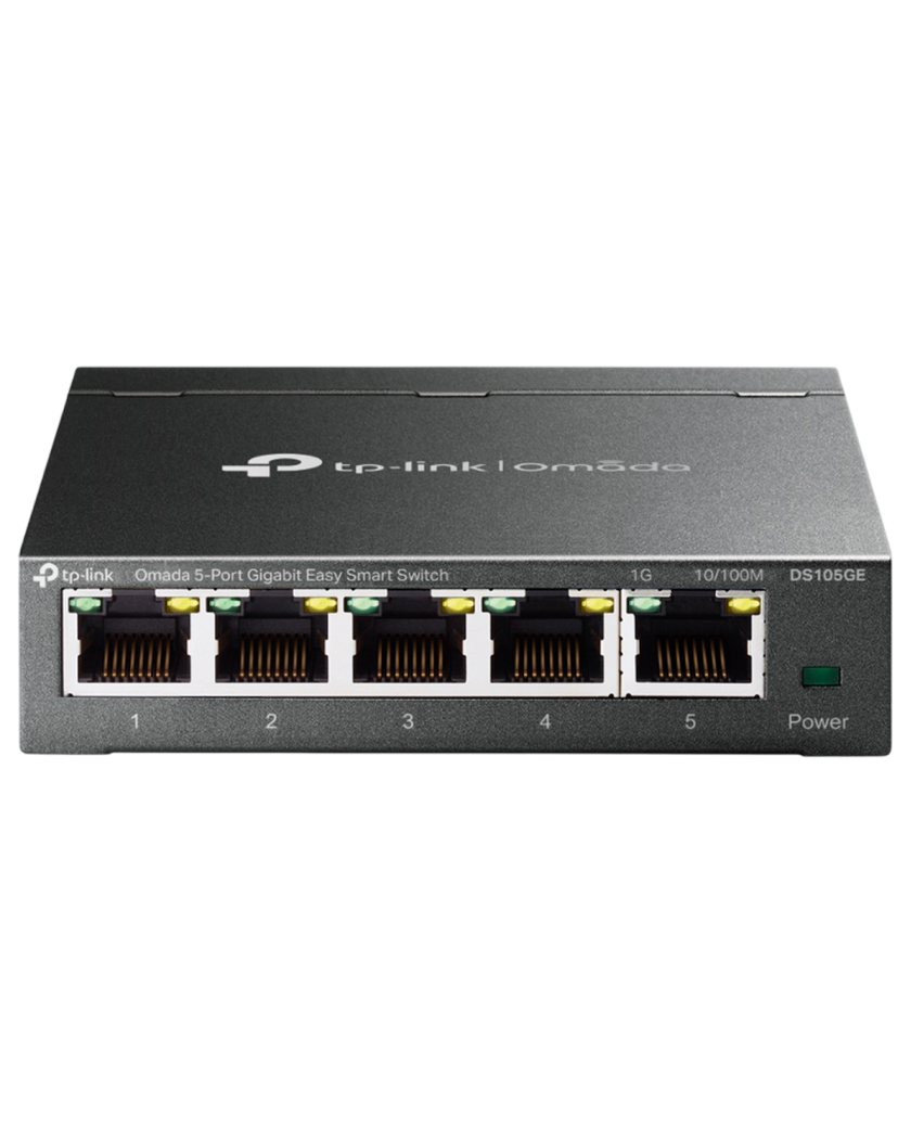 TP-Link Omada DS105GE / 5-портовый гигабитный настольный коммутатор