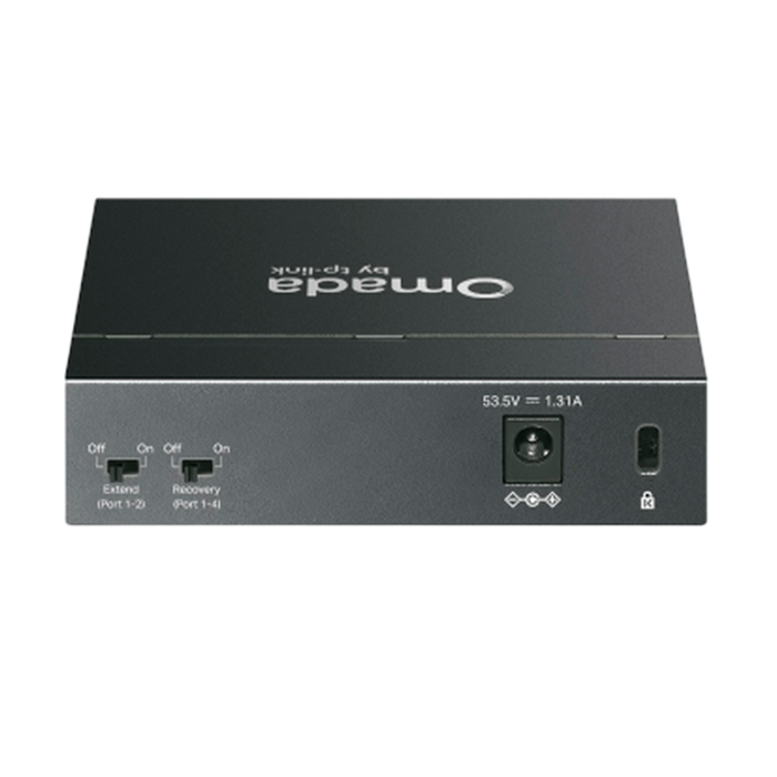 9 TP-Link Omada DS105GP / 5-портовый гигабитный неуправляемый рабочий коммутатор с 4-портовым PoE+