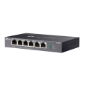 9 TP-Link Omada DS106GPP / 6-портовый гигабитный неуправляемый настольный коммутатор с 3-портовым PoE+ и 1-портовым PoE++