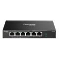 9 TP-Link Omada DS106P / 6-портовый 10/100 Мбит/с неуправляемый настольный коммутатор с 4-портовым PoE+