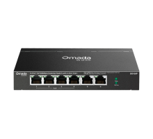 9 TP-Link Omada DS106P / 6-портовый 10/100 Мбит/с неуправляемый настольный коммутатор с 4-портовым PoE+