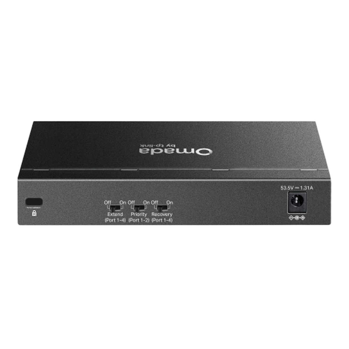 TP-Link Omada DS106P / 6-портовый 10/100 Мбит/с неуправляемый настольный коммутатор с 4-портовым PoE+