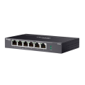 9 TP-Link Omada DS106P / 6-портовый 10/100 Мбит/с неуправляемый настольный коммутатор с 4-портовым PoE+