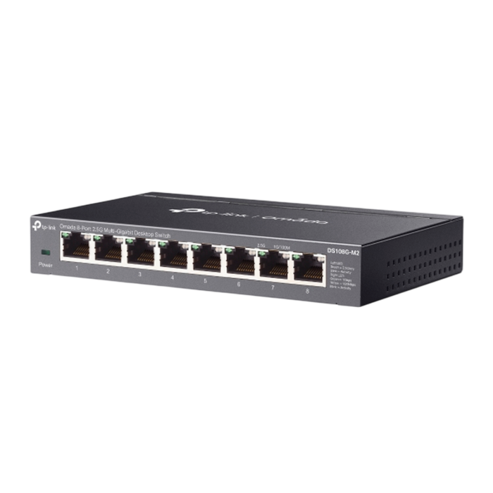 9 TP-Link Omada DS108G-M2 / 8-портовый 2.5G мультигигабитный неуправляемый настольный коммутатор