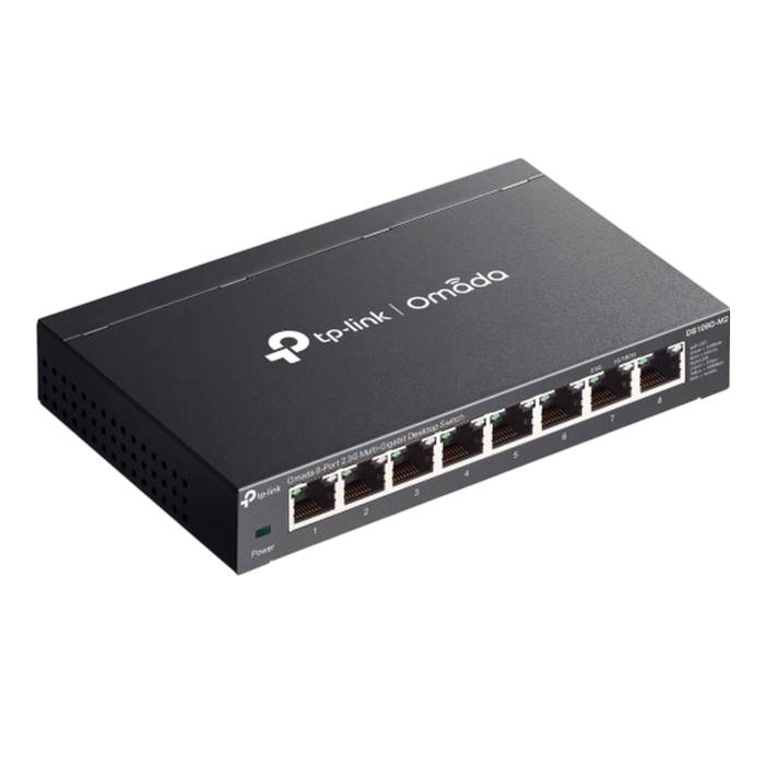 9 TP-Link Omada DS108G-M2 / 8-портовый 2.5G мультигигабитный неуправляемый настольный коммутатор