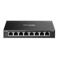 9 TP-Link Omada DS108GP / 8-портовый гигабитный неуправляемый рабочий коммутатор с 8-портовым PoE+
