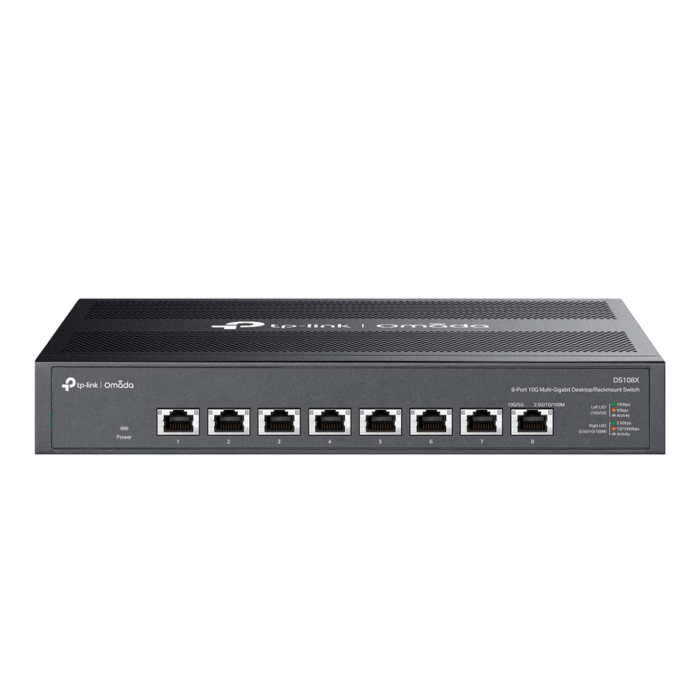 9 TP-Link Omada DS108X / 8-портовый гигабитный неуправляемый настольный коммутатор