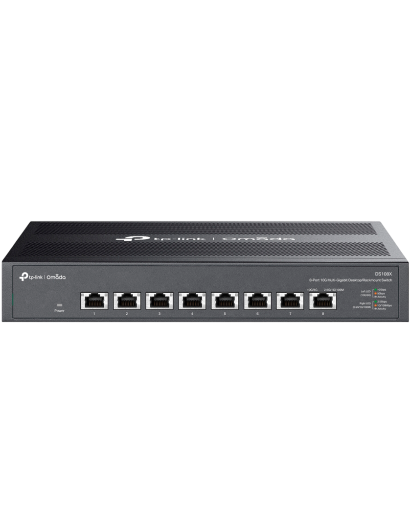 TP-Link Omada DS108X / 8-портовый гигабитный неуправляемый настольный коммутатор