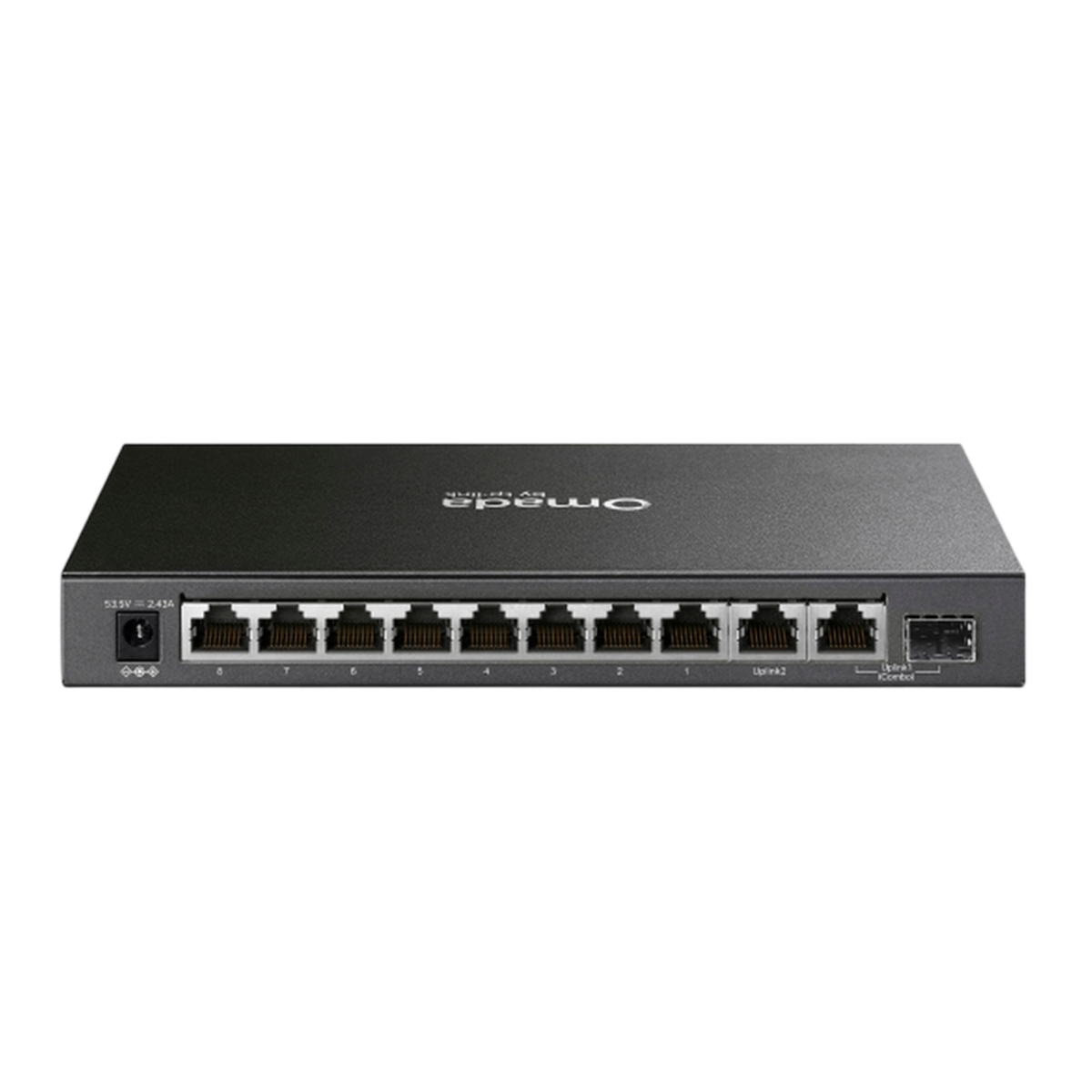 TP-Link Omada DS110GMP / 10-портовый гигабитный неуправляемый настольный коммутатор с 8-портовым PoE+