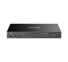 9 TP-Link Omada DS111P / 8-портовый 10/100 Мбит/с + 3-портовый гигабитный неуправляемый десктопный коммутатор с 8-портовым PoE+