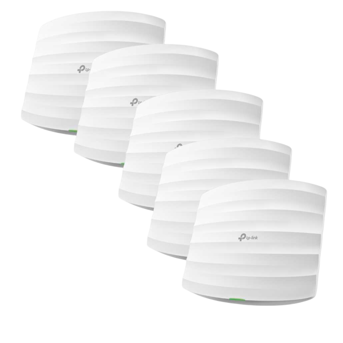 9 TP-Link Omada EAP245 (5-pack) / AC1750 Wave 2 Гигабитная двухдиапазонная потолочная точка доступа Wi-Fi