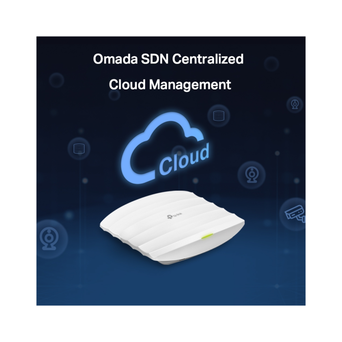9 TP-Link Omada EAP265 HD / AC1750 Гигабитная двухдиапазонная потолочная точка доступа Wi-Fi