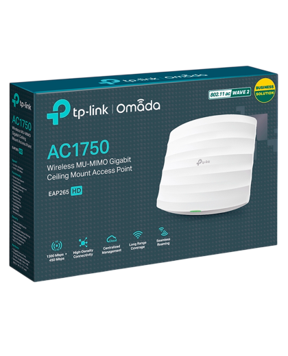9 TP-Link Omada EAP265 HD / AC1750 Гигабитная двухдиапазонная потолочная точка доступа Wi-Fi